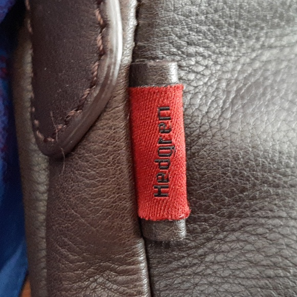 HEDGREN Brown Leather Crossbody Bag - Adjustable Strap - Great Condition - Picture 9 of 15